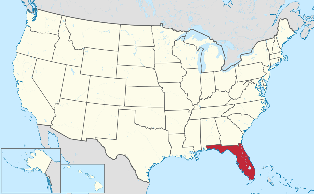 USA Karte Florida