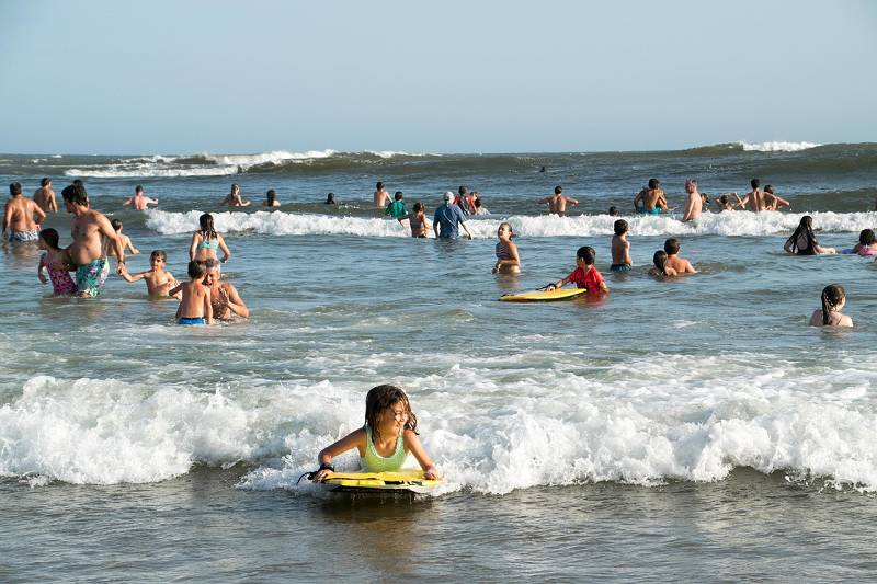 Strandleben in Uruguay