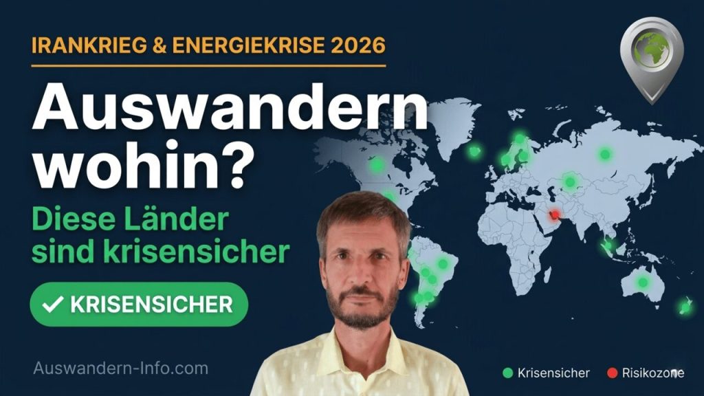 Richtig auswandern während Irankrieg, Energiekrise, Rohstoffkrise Richtig auswandern während Irankrieg, Energiekrise, Rohstoffkrise