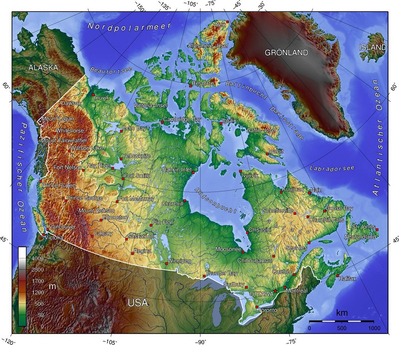 Lage Territorien Und Karten Von Kanada Vancouver