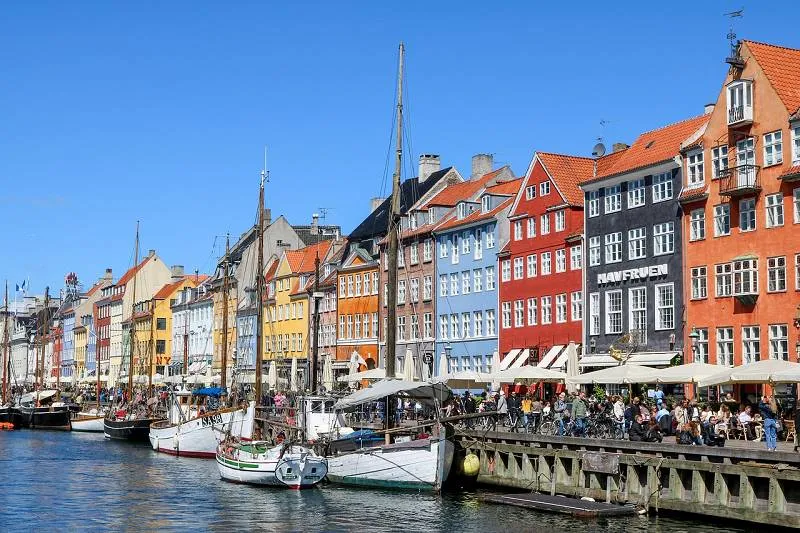 Nyhavn in Kopenhagen, Dänemark Nyhavn in Kopenhagen, Dänemark