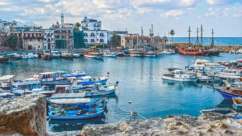 Hafen in Kyrenia, Zypern Hafen in Kyrenia, Zypern